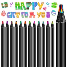 30 Pcs Easter Basket Stuffers for Teens, Multicolored Rainbow Pencils, Jumbo ...