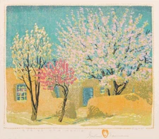 Gustave Baumann Spring New Mexico : Archival Quality Giclée Art Print 1932