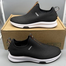 Kuru Atom Slip On Womens 10.5 B Shoes Plantar Fasciitis Comfort Shoes Black NWB