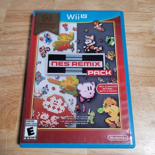 NES Remix Pack Nintendo Wii U, 2014 CIB w Manual – Tested
