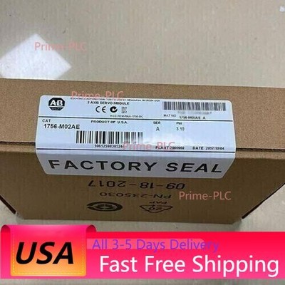 New Factory Sealed AB 1756-M02AE / A ControlLogix 2-Axis Encoder 1756M02AE