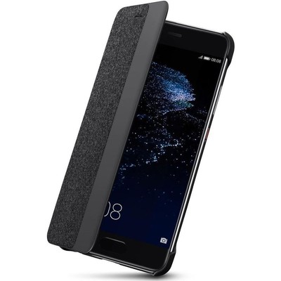 Original Huawei Flip View Case (P10) dunkelgrau