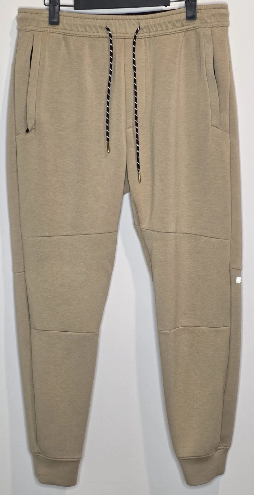 Mens AMERICAN EAGLE Beige Athletic Jogger Sweat Pants pockets Size Medium