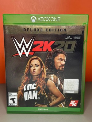 WWE 2K20 Deluxe Edition (Microsoft Xbox One, 2019) CIB w/Manual Tested And Works