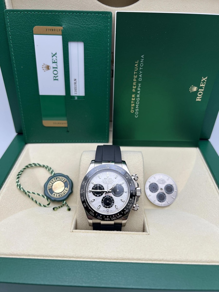 Rolex Daytona 116519LN 18K White Gold Custom Meteorite Dial