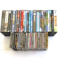 50 PC Games Lot Age Of Empires III Sims Tomb Raider Army Men Most Complete