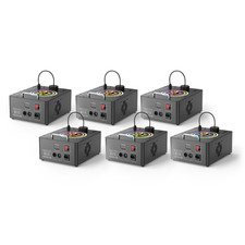 RGB LED Smoke Machine 1500W w/ Colorful Strip Light DMX Stage DJ Party