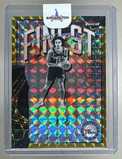 Jalen Hood-Schifino 2025 Topps Finest #FAU-JHS Gold Geometric Refractor Auto /50