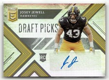 Josey Jewell 2018 Panini Elite Draft Picks #243 Draft Picks Autographs
