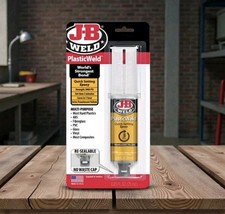 J-B PLASTICWELD Quick Setting Epoxy Syringe Multi Use Repair Sealant .85oz 50132