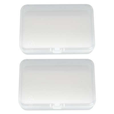 Musiclily 2 Stücke Kunststoff Transparent Gitarre Pick Box Case