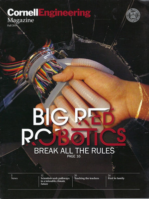 Cornell Engineering Magazine Fall 2019 Big Red Robotics Break All the Rules