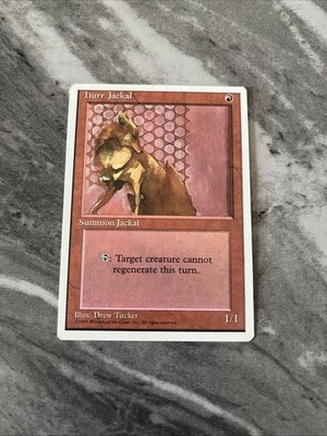 Hurr Jackal MTG Core Set 4th Edition Regular