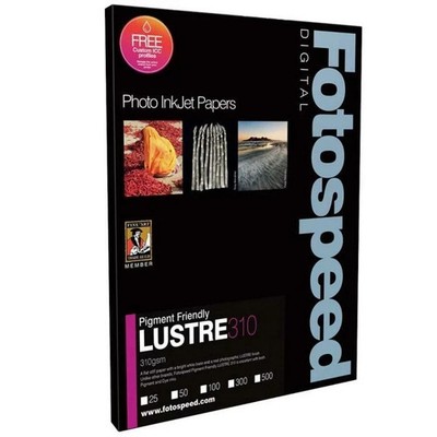 Fotospeed Lustre 310 A4 Fotopapier - 25 Blatt - Pigmentfreundlich 310 g/m²