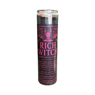Rich Witch Candle to Draw Money and Wealth. Attract Generous Men and Get Money.
