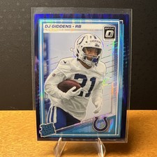 2025 Donruss Optic DJ Giddens Purple Shock Colts Rated Rookie #258 RC