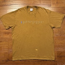 Vintage Supreme T Shirt Mens L Brown Short Sleeve Paris LA Made In USA VTG