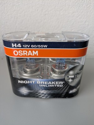 NEU 1xSET 2 Stck. OSRAM H4 64193NBU NIGHT BREAKER UNLIMITED