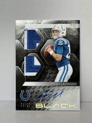 2025 Panini Black - Rookie Signature Materials Riley Leonard #RSM-RLD /10