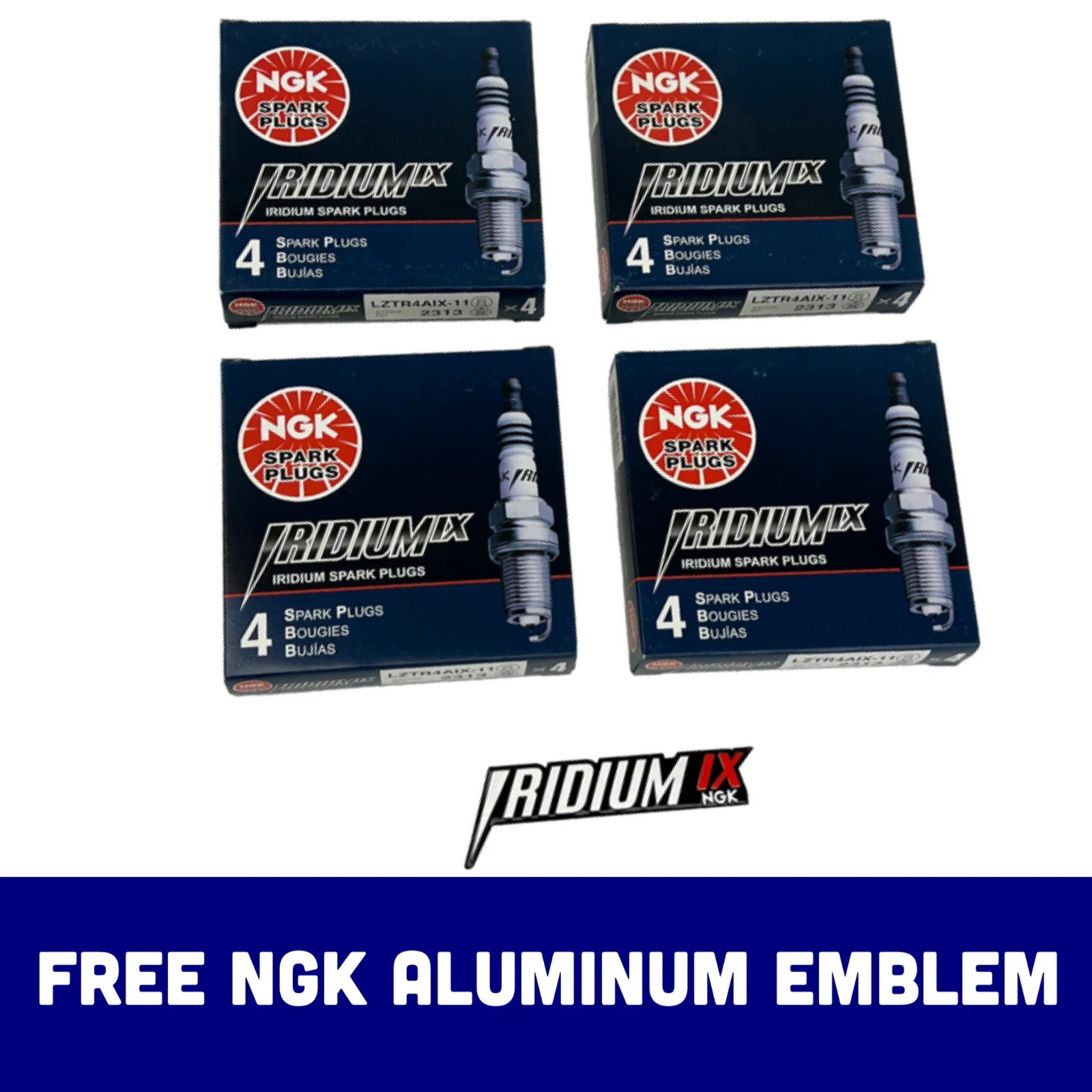 FITS CHRYSLER 300C SRT8 6 HEAT RANGE NGK IRIDIUM IX SPARK PLUGS FREE NGK EMBLEM