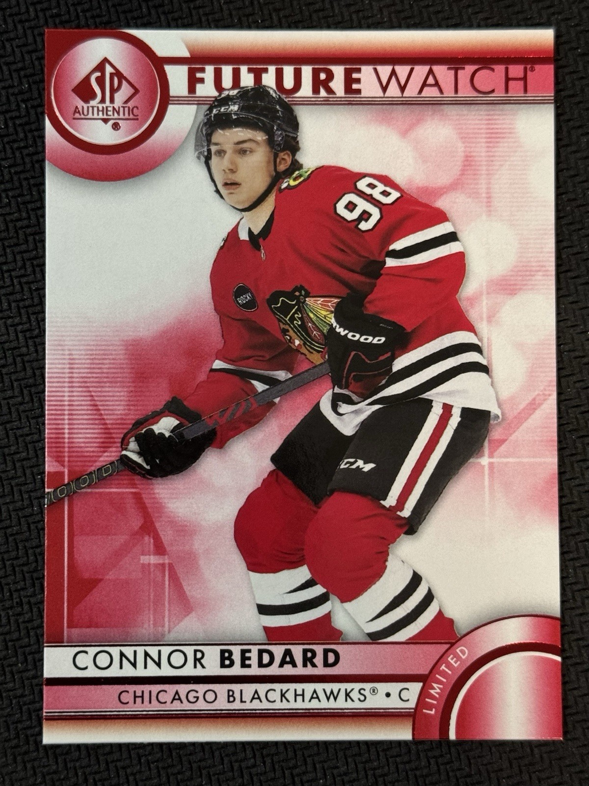2023-24 SP Authentic Future Watch Limited Red Connor Bedard RC #110