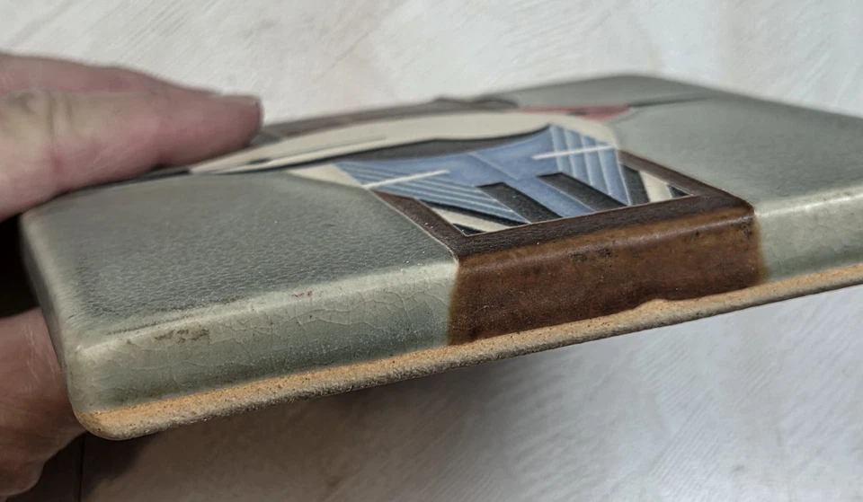 Azulejo de cerámica Motawi Tileworks 6x6 al revés aves Foto 3 de 4