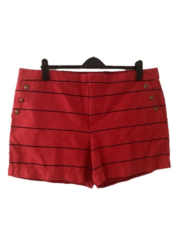 Tommy Hilfiger Shorts, UK 18, Red & Blue Striped Shorts, Good Used Conditio