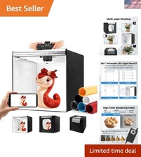 Photo Light Box, Portable 12/16/20/24/32 Inch Photo Studio LightBox, Shooting...