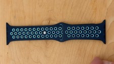 Genuine Apple Watch Nike Sport Band 44mm M/L Navy/Teal Used