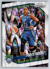 Maya Moore 2025 Panini Prizm WNBA White Seismic Prizm #135 Minnesota Lynx