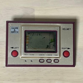 Nintendo GAME&WATCH HELMET Handheld LCD Console Showa Era Authentic