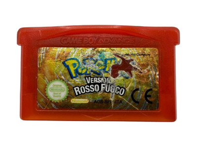 Pokemon Fire Red Version ITA (VERSIONE ROSSO FUOCO) Game Boy Advance, Authentic