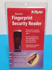 KByte Fingerprint Security Reader USB  BRAND NEW SEALED Package Windows