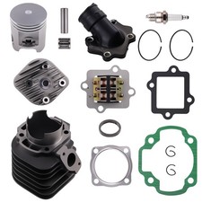 Complete Engine Rebuild Kit For Polaris 90cc 2-stroke Atv Cylinder Piston 54mm