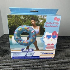 Swimways Hello Kitty Pool Float, Inflatable Pool Floats & Kids Pool Toys, Swimmi