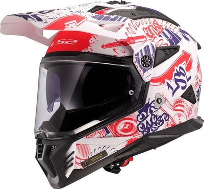 LS2 MX702 Pioneer II Fantasy Motocross Helm