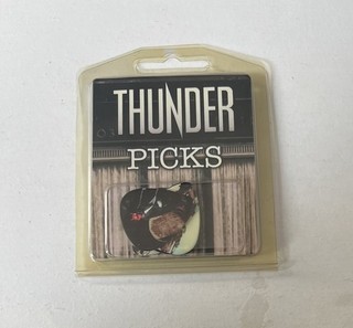THUNDER The Albums set of five guitar picks plectrums from band’s web site