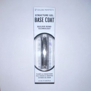 Salon Perfect Structure Gel Base Coat Builder Bond Tech Clear Natural 39901BP