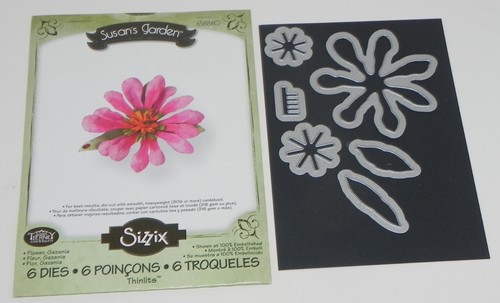 SET SUSAN'S GARDEN GAZANIA TULPE BOUGAINVILLEA 25 BLUMEN STANZSCHABLONEN GRIZZIX - Bild 2 von 4