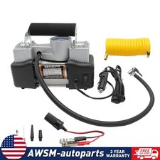 Portable Heavy Duty Air Compressor Car Tire Inflator Electric Pump Auto 12v