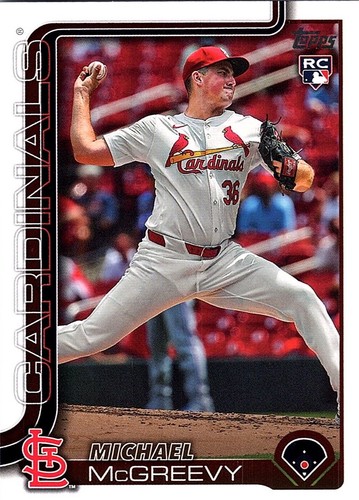 Topps 2025 Stadium Club Michael McGreevy Autograph #RA-MMC St 