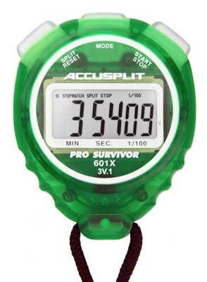 Extra Large Stopwatch with Clock | ACCUSPLIT Pro Survivor A601X