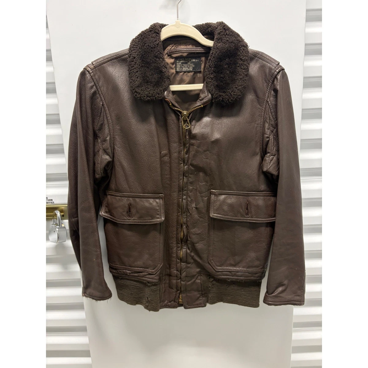 Lamb Leather Vintage Outerwear Coats & Jackets for Men for sale | eBay