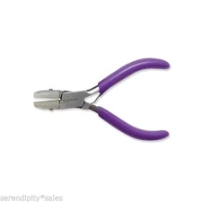 Mini NYLON Tip JAW PLIERS Flat Nose ~ Scratch-Free Jewelry Work ~ 3-3/4" Long