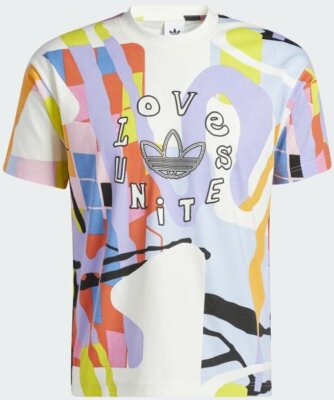 Adidas Unisex Originals Love Unites All Over Print T-Shirt