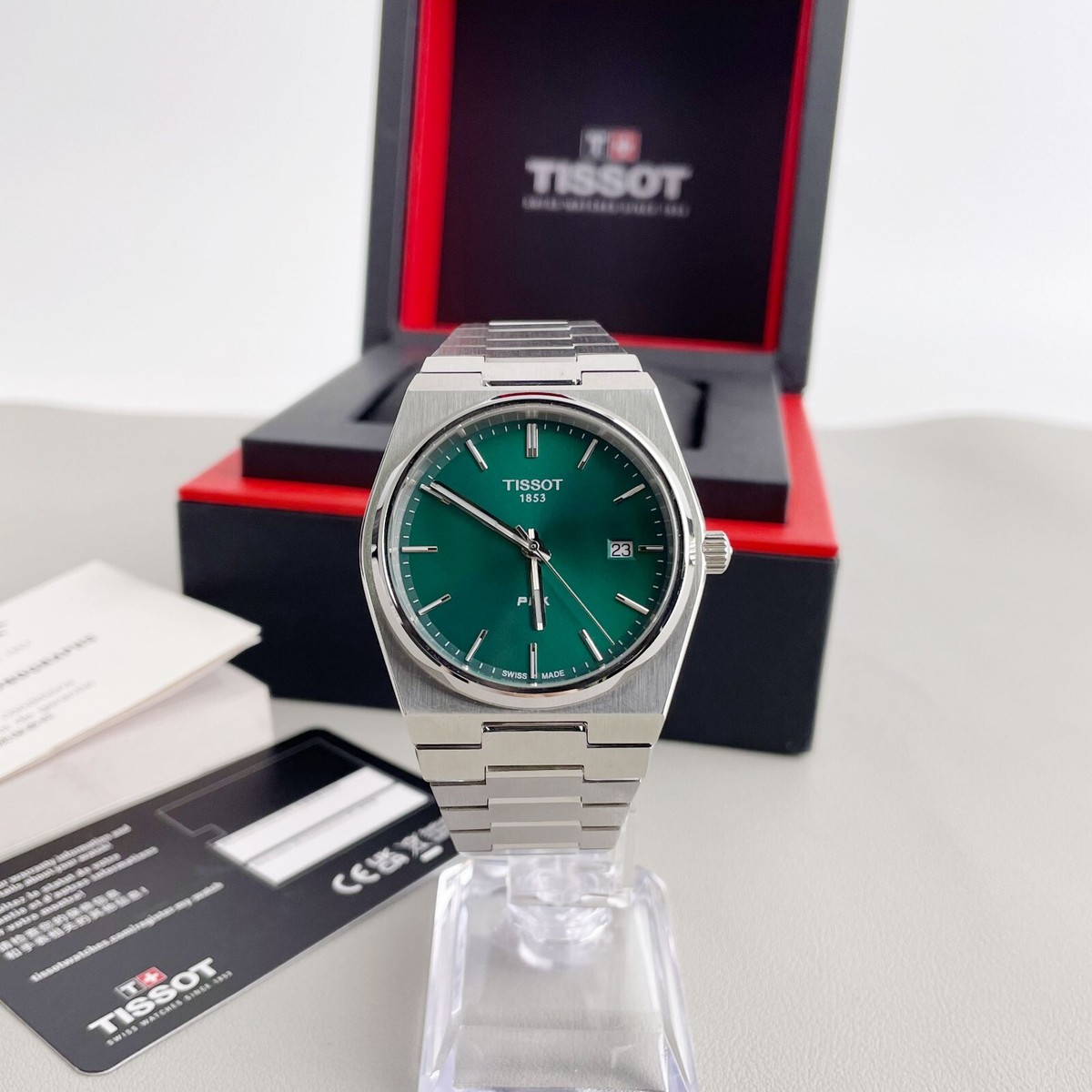 Tissot PRX Green Men's Watch - T137.410.11.091.00 for sale Tissot PRX Green Men's Watch - T137.410.11.091.00 for sale