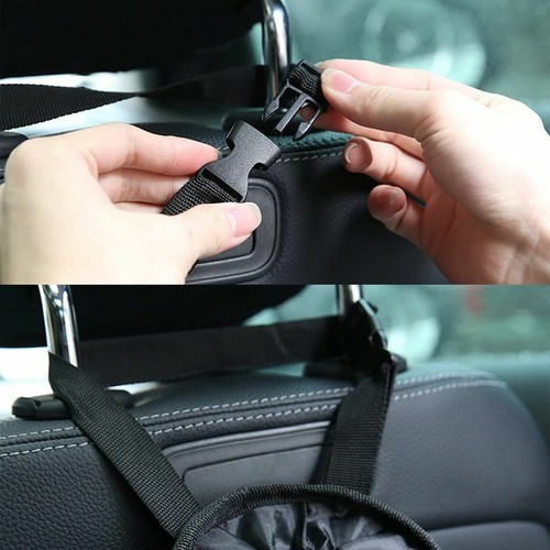 2 PACK Car Trash Can Garbage Bag For Vehicle Portable Leak Back Seat Waterproof - Foto 6 di 12