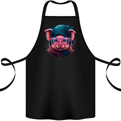 Eine coole Schwein Baumwolle Schürze 100% Bio