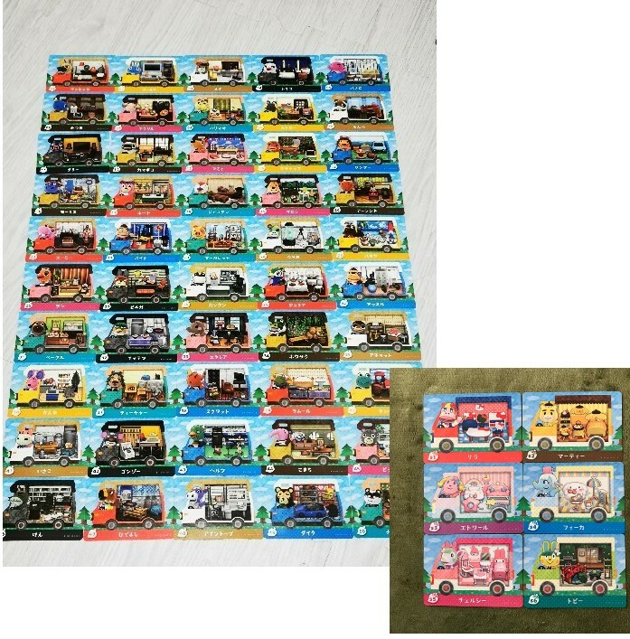 Animal Crossing amiibo card Camper all 50 complete Set & amiibo