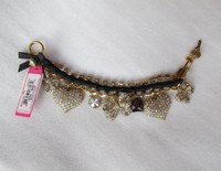 Betsey Johnson Bracelet Statement Big Pave Hearts Betsey Johnson Bracelet Statement Big Pave Hearts